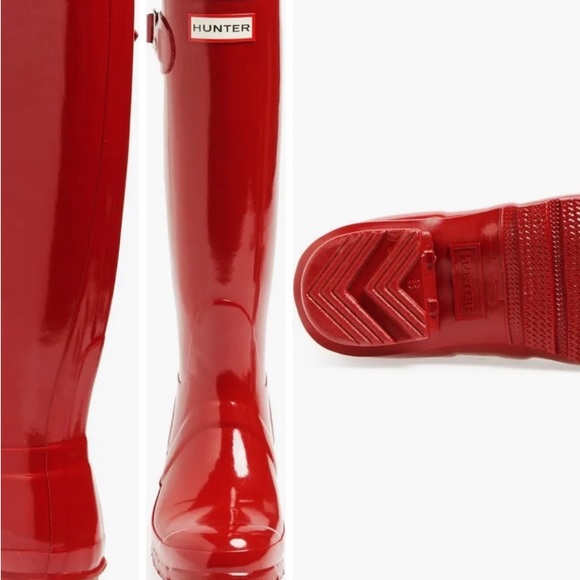 HUNTER BOOTS RED NWOT Size-8 - Picture 1 of 1